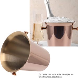 Wholesale 5L Stainless Steel Ice <b>Bucket</b> for Parties Bulk Large Capacity Wine Chiller <b>Bucket</b> with Handle Metal <b>Beer</b> & Wine Cooler - Product Image 2