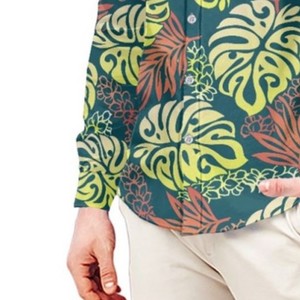 เสื้อผู้ชายไซส์พิเศษผ้าฝ้าย100% แบบซับลิเมชันกันยับสำหรับงานตามสั่ง - Product Image 3