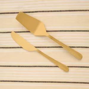 Metal Cake Server Set With Decorative Handle Wedding Dessert <b>Pie</b> Knife Shovel Tableware For Hotel Supply - Product Image 6