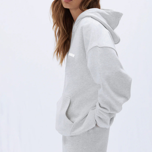 Meilleur échauffement femmes vente chaude femmes sweats à capuche surdimensionnés Streetwear Hip Hop Style polaire tissu 100% coton hiver pull Style - Product Image 2