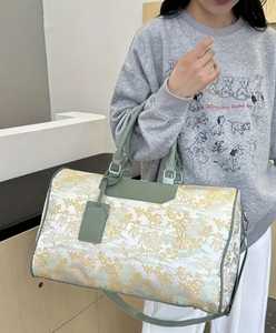 Sac de voyage résistant à l'eau réglable en cuir vintage de luxe personnalisé de grande capacité - Product Image 3