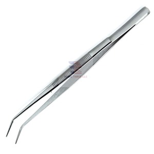 Pinzas de algodón quirúrgico de acero de alta calidad Fórceps de tejido médico - Product Image 2