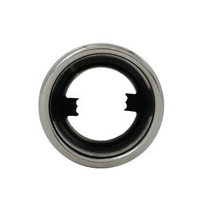 Terminale rotondo da 66 mm inclinato in acciaio inossidabile - Product Image 4