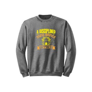 Sweat-shirt en coton mélangé Bouddha Thèmes Imprimer 12 options de couleur Style décontracté 260-280 GSM Placement de conception personnalisable pour l'hiver - Product Image 5