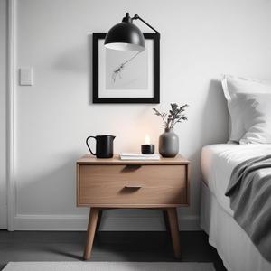 Latest Natural Wooden Made Side Table <b>Night</b> <b>Stand</b> Table Trendy Solid Wood Home Furniture Wholesaler From India - Product Image 4