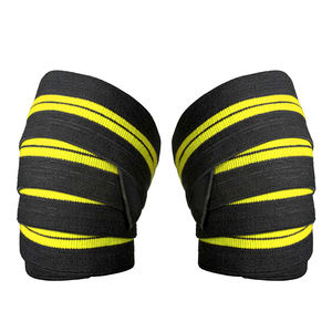 สนับเข่าปรับได้สายรัดรัดหัวเข่าแบบนิ่มป้องกันการลื่นพันเข่าสำหรับเล่นกีฬา - Product Image 1