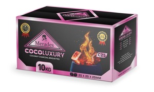 Indonesian Coco Luxury 100% <b>Coconut</b> <b>Shell</b> Activated Charcoal Briquettes Cube Shape Merades High Calorific Value Lasting Heat Low - Product Image 3
