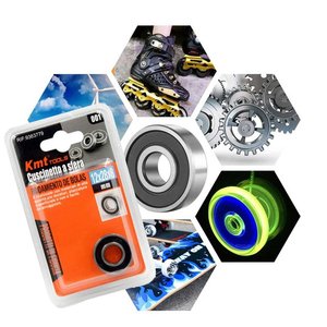 * Sbocco * Pre-lubrificato cuscinetto a sfere e acciaio cromato diametro interno 12mm x esterno 28mm di spessore 8mm-casa e - Product Image 1