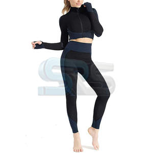 Conjunto de Yoga ajustable para mujer 2025, ropa deportiva informal para gimnasio, mallas de dos piezas con Sujetador deportivo, ropa cómoda de algodón - Product Image 5
