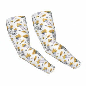 Manga de Compresión Deportiva Personalizada con Estampado Elegante para Corredores de Maratón, Triatlón y Ciclismo - Product Image 5