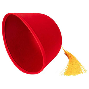 Venta al por mayor barato Masonic Order Of Eastern Star Black & Maroon Fez Cap Special Custom Maroon Fez Cap Custom Logo - Product Image 6