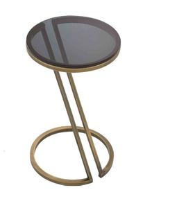 Vente en gros de table d'appoint en verre, laiton, or, fer et bois de style moderne pour chambre, salon, hôtel, salle à manger, maison et bureau - Product Image 1