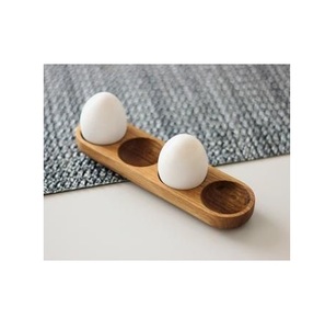 <b>Wooden</b> Egg <b>Rack</b> With Modern Silhouette And Rustic Finished Designed For Display And Function - Product Image 3