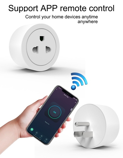 Tuya 16A Industrial Plastic ABS Smart Plug with WiFi & APP Control HOMEKIT 3 Outlets Plug with Socket Voice Control