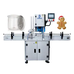 CE certificate German fully automatic coffee can sealing machine gingerbread man plastic can sealer