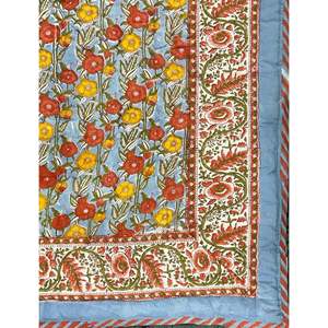 Colcha de Algodón Estampada a Mano con Diseño Tradicional Kantha, Hecha a Mano, para Bebés, para Verano e Invierno - Product Image 2