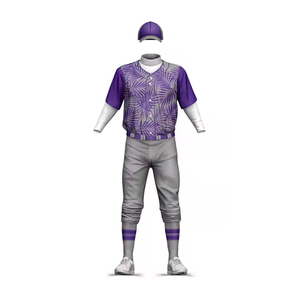 Nouveau 100% polyester meilleure qualité uniforme de baseball avec uniformes d'équipe de baseball pour hommes confortable uniforme de baseball de haute qualité - Product Image 6