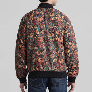 Blousons aviateur pour hommes respirants et surdimensionnés, logo personnalisé imprimé, blouson aviateur léger en nylon et polyester - Product Image 4