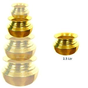 Brass Finished Utensils Hand -i for <b>Cooking</b> Food Medium Size Brass Utensils for <b>Cooking</b> Brass Utensils for Kitchen <b>Cooking</b> - Product Image 2