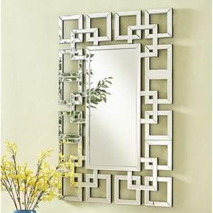 Cadre de miroir en métal d'inspiration antique élégant avec élégance artisanale et travail artistique pour la décoration intérieure - Product Image 2