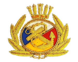 Wholesale High Quality Factory Customs Soft Hand Made Embroidered HS Royal Merchant Badges - Product Image 6