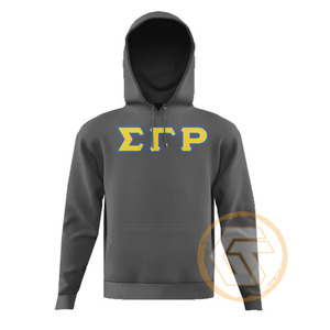 Trésors grecs – Sweat à capuche personnalisé en molleton de coton 500g Sigma Gamma Rho avec logo brodé sur le devant, écologique, respirant et séchage rapide - Product Image 4