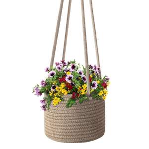 Cintre pour Pot de plantes en Jute, haute vente, qualité supérieure, élégant pour la décoration de la maison, de l'hôtel, utilisation en gros, pas cher - Product Image 3