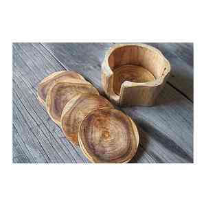 Posavasos de madera de precio razonable de alta demanda, diseño personalizado, respetuoso con el medio ambiente, duradero, moderno, calidad de exportación - Product Image 4