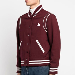2025 Nueva Moda barata hombres Lettermen chaqueta cuello alto logotipo frontal ecológico secado rápido transpirable de alta calidad - Product Image 5