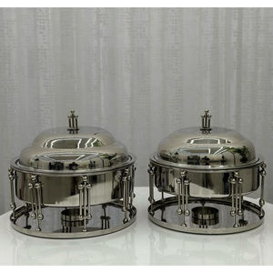 Servidor de comida de mesa, platos de frotamiento, plato de frotamiento Vintage, plato redondo para servir comida para boda, fiesta de cumpleaños, servidor de comida - Product Image 3