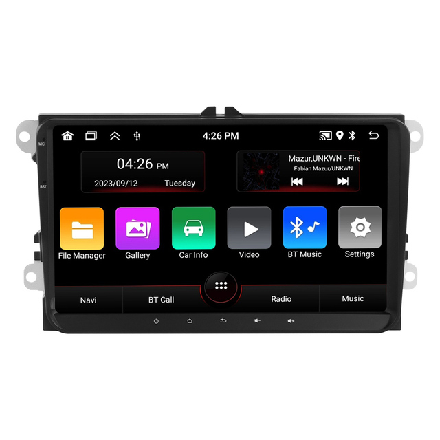 MEKEDE Android Car Multimedia Stereo GPS Navigation Car-play Head Unit for VW Golf 5 Polo Passat B6 B7 CC Skoda Jetta 2008-2016