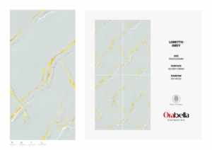 Carreaux de sol et de mur en porcelaine Golden Endless 600x1200, dalles tendance inspirées du marbre - Product Image 5