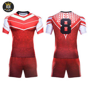 Uniforme de rugby cómodo superventas Uniforme de rugby de manga corta hecho de alta calidad Uniforme de rugby de gran oferta - Product Image 1