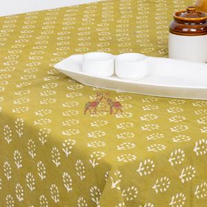 Nappe élégante en coton imprimé floral Dabu, lavable, pour la décoration de la maison, très vendue - Product Image 5