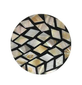 ที่รองแก้วลายมุกคลาสสิกคอลเลกชั่นใหม่ชุด4ชิ้นโลโก้ที่ปรับแต่งได้มีจำนวนมากโดย aaliyan impex - Product Image 6