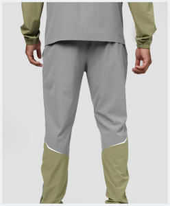 Chándal de tela de elastano/poliéster de calidad superior para hombres, conjunto de prendas de vestir exteriores informales para hombres, chándales de ajuste regular de 2017 - Product Image 6