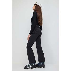 Pantalon large pour femme, taille haute, respirant, tissé, taille XL, style classique, pour le bureau, été, technique froissée, coloré - Product Image 3