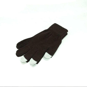 Gants intelligents en tricot acrylique jacquard à 3 doigts personnalisés pour un usage quotidien Sports d'hiver Fêtes en plein air décontractées pour les enfants - Product Image 6