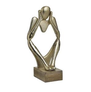 Excellente Qualité Métal Couple Sculpture Design Moderne En Aluminium Showpiece Utilisation Pour La Décoration D'hôtel En Vrac. - Product Image 1