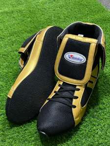 Chaussures de boxe haut de gamme avec maintien de la cheville |   Chaussures de sport en cuir de vache véritable respirantes et antidérapantes - Product Image 4