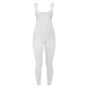Traje Deportivo para Gimnasio, Mono de Yoga sin Costuras, Cintura Alta, Informal, con Copa Extraíble, Transpirable, Ecológico, Cuello Redondo - Product Image 5