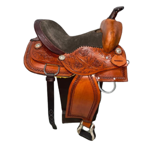 Selle occidentale de cheval en cuir naturel 100% de haute qualité écologique en gros 2025 - Product Image 1