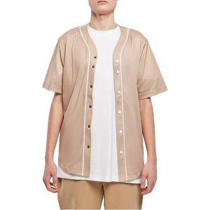 เสื้อเครื่องแบบเบสบอลขายดีที่สุดเสื้อซอฟต์บอลเบสบอลพิมพ์ชื่อและโลโก้ตามสั่งระบายอากาศได้ดี - Product Image 5