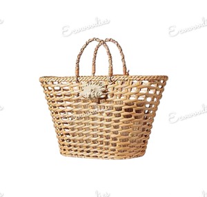 Mode été tissage sac à bandoulière bambou osier grande capacité sacs pour femmes fourre-tout élégant plage vacances tricot sacs à bandoulière - Product Image 5