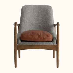 Fauteuil inclinable en tissu moderne Aarhus avec design scandinave pour la maison, le bureau, la chambre à coucher, l'appartement - Product Image 2