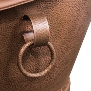 อ่างอาบน้ำทองแดงสำหรับผู้ใหญ่แบบตั้งพื้น ขายส่งราคาถูกที่สุด อ่างอาบน้ำโลหะทองแดงแท้ 100% สำหรับใช้ในบ้าน อ่างอาบน้ำดีไซน์พิเศษ - Product Image 2