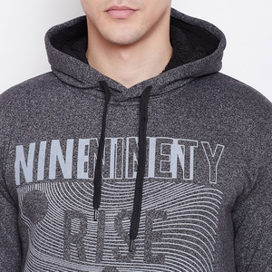 เสื้อฮู้ดสำหรับผู้ชายแบบสวมหัวมีฮู้ดแบบกำหนดเองน้ำหนักมาก - Product Image 4