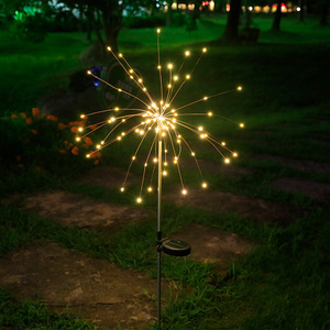 <span class=keywords><strong>Lampe</strong></span> de sol LED <span class=keywords><strong>solaire</strong></span>, décorative, en forme de pissenlit, pour jardin, style moderne et épuré, en métal, pour table à manger - Product Image 6