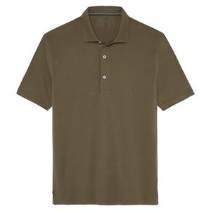 เสื้อโปโลแขนสั้นผู้ชายผ้าฝ้าย100% เสื้อทรงพอดีตัวเสื้อโปโลสั่งทำดีไซน์ใหม่จากเวียดนาม - Product Image 2