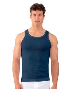 Débardeur de gymnastique sans manches en coton pour hommes, gilet de sport d'extérieur avec logo personnalisé pour la décoration de badge de musculation et de fitness - Product Image 1